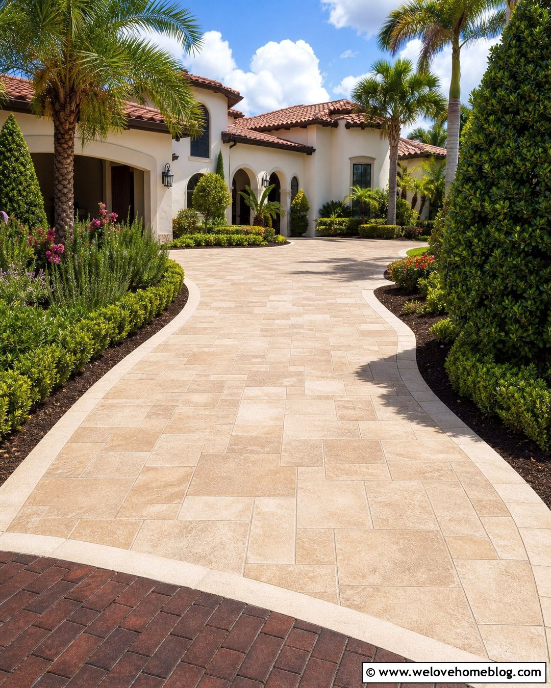 Travertine Look Driveway Tiles - 35 driveway tiles ideas