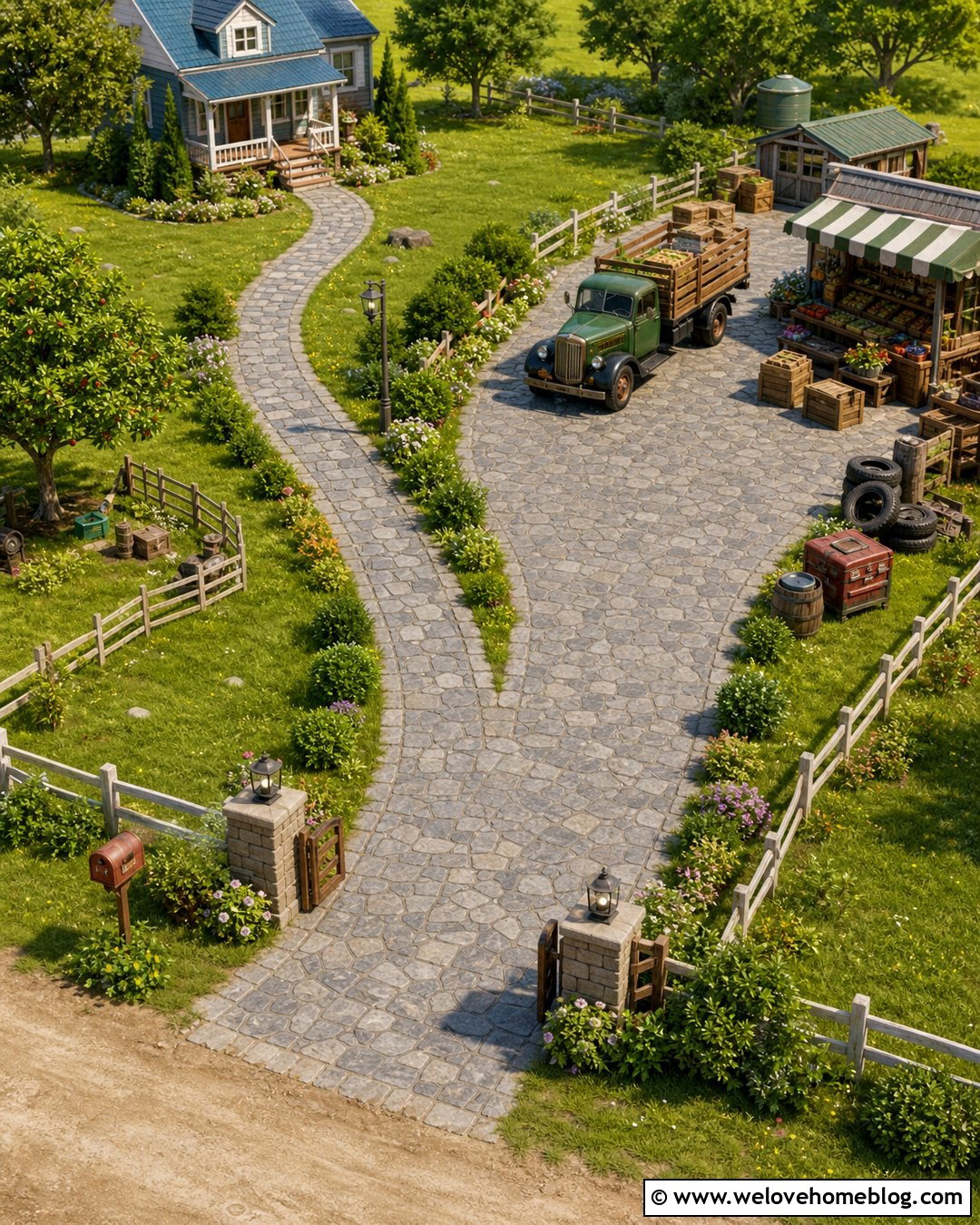 Truck Board Hay Day Driveway - 25 Hay Day Driveway Design Ideas