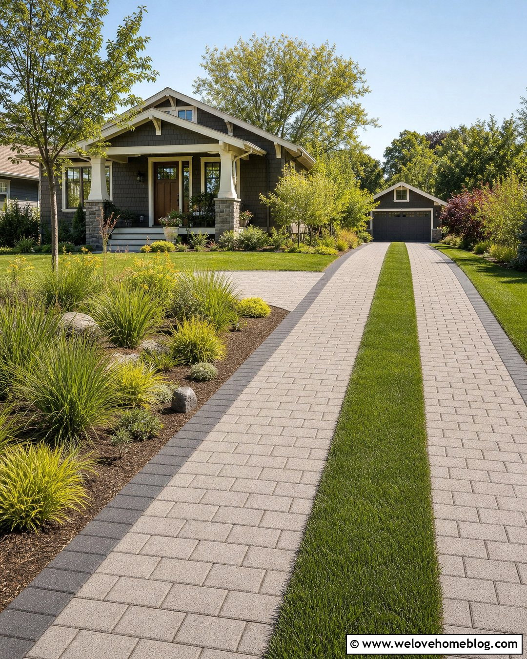 Turf Center Permeable Paver Driveway - 20 Driveway Permeable Ideas