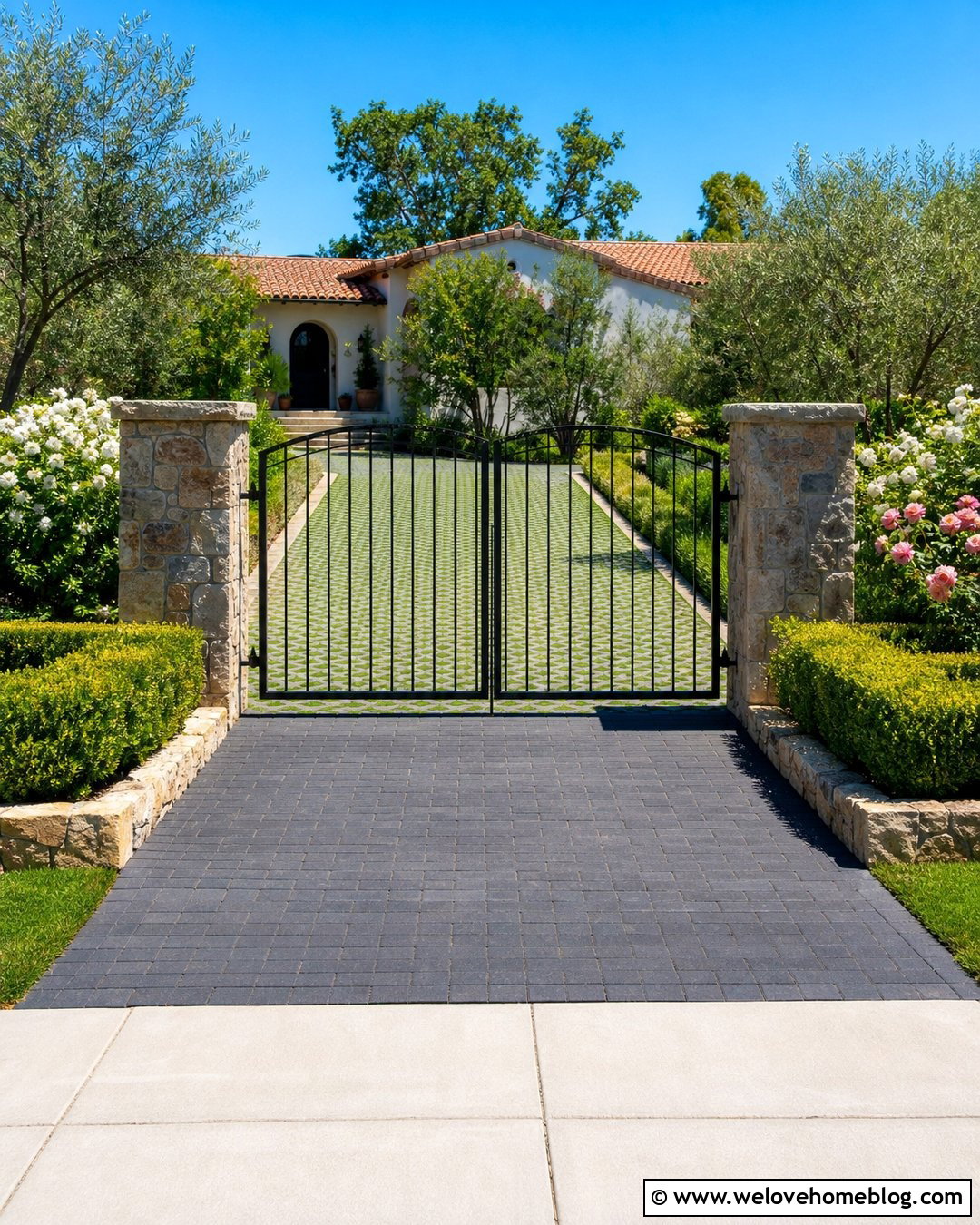 Turf Driveway With Gate - 25 turf driveway ideas