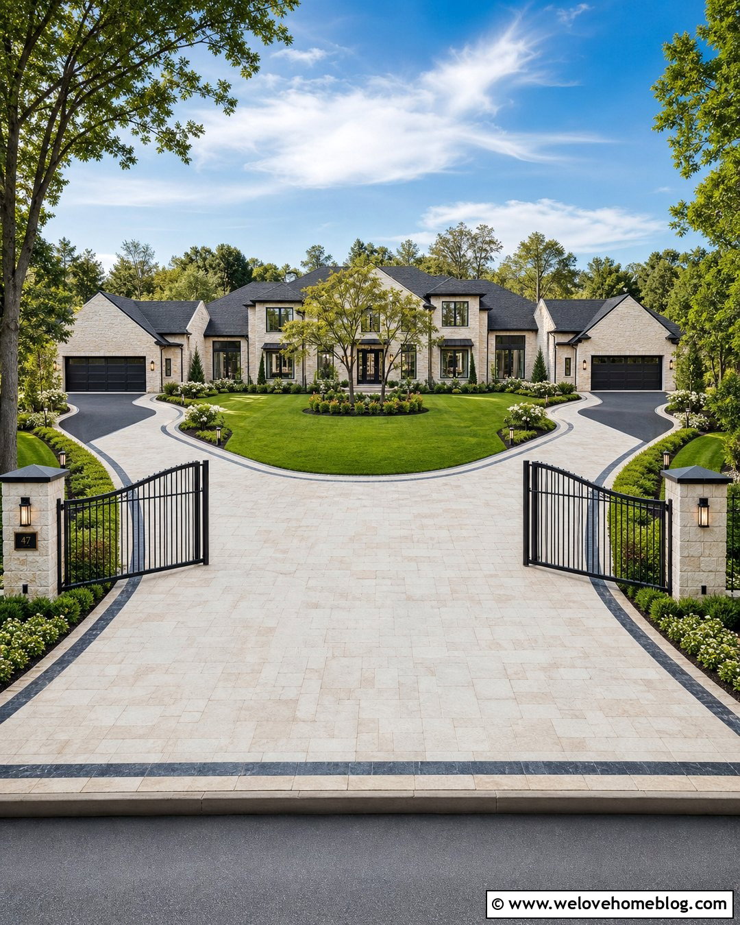 20 Two Driveways Ideas for Smart Multi-Access Home Layouts