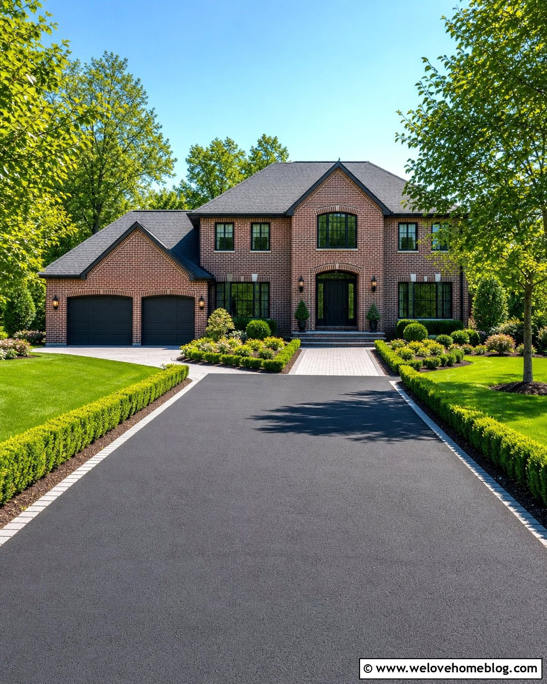 Two Sided Asphalt Driveway Extension - 20 Asphalt Driveway Extension Ideas