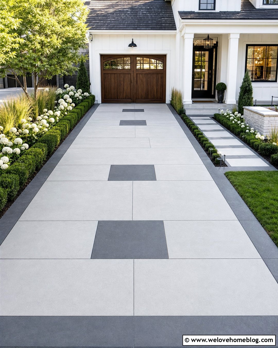 20 Concrete Slabs Driveway Ideas for Clean, Modern Homes