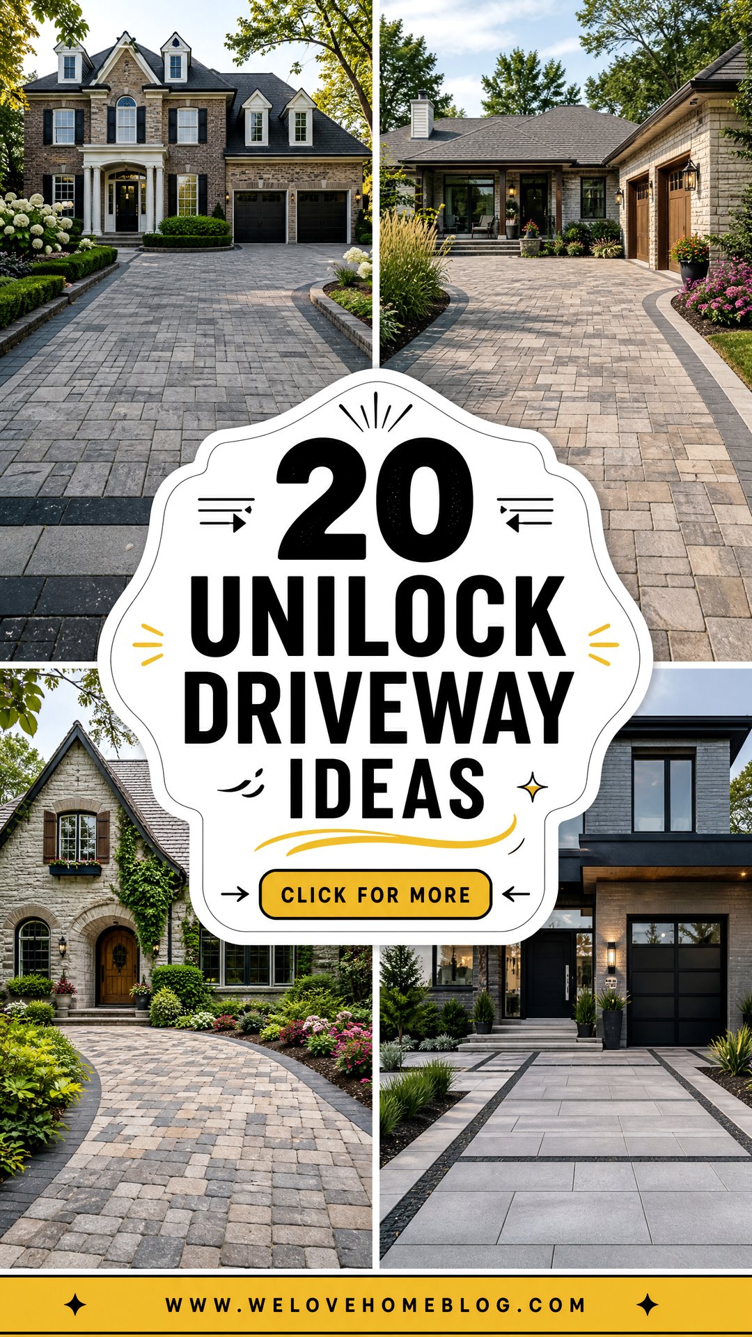 20 Unilock Driveway Ideas for a Polished Durable Entrance - 20 Unilock Driveway Ideas for a Polished, Durable Entrance
