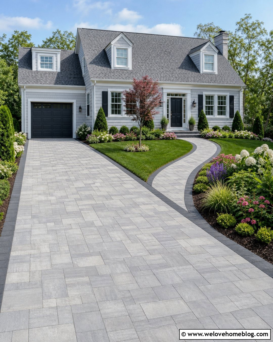 Unilock Driveway With Matching Walkway - 20 unilock driveway designs ideas