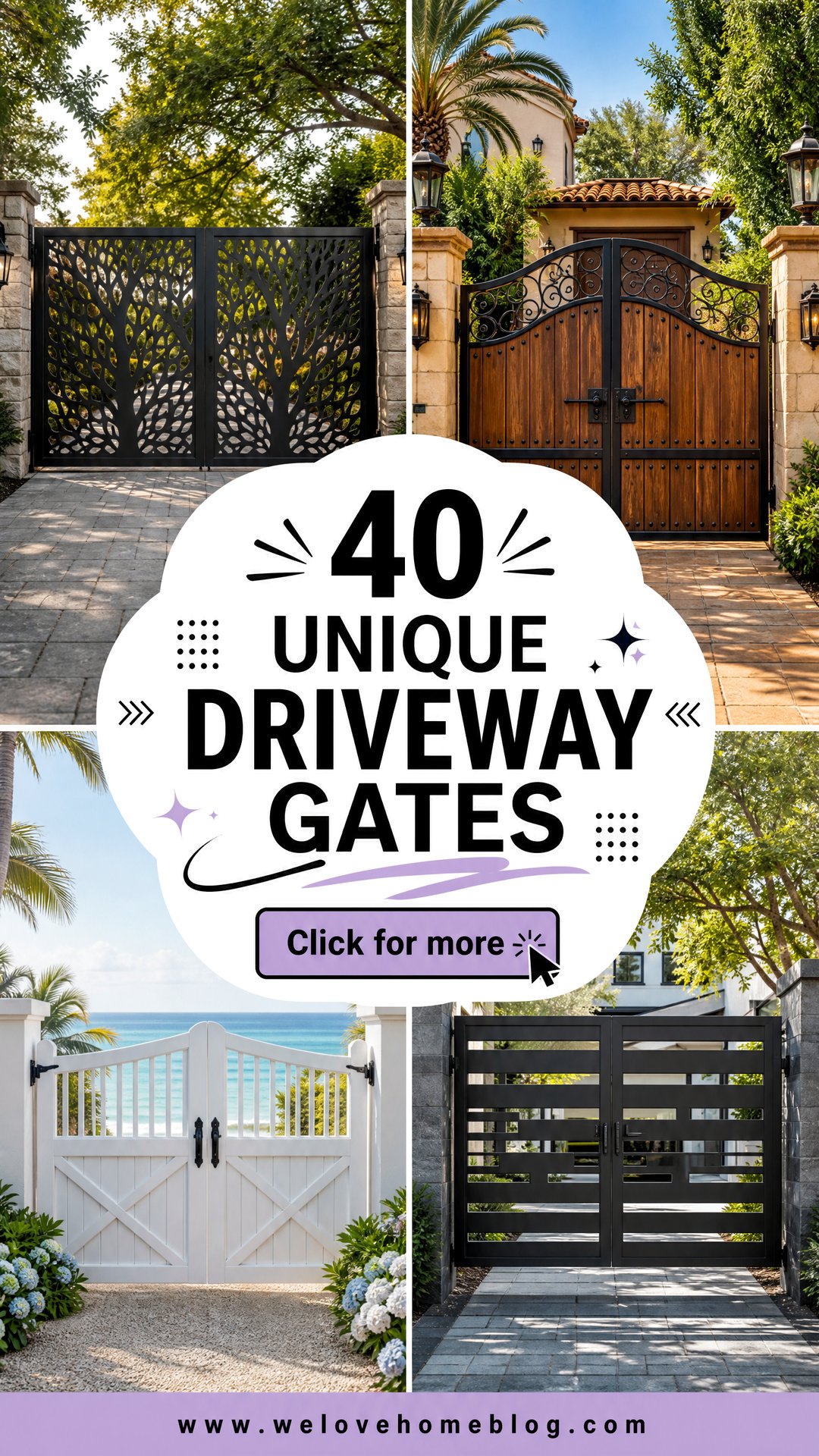 40 Unique Driveway Gates for Secure Showstopping Entrances - 40 Unique Driveway Gates for Secure, Showstopping Entrances