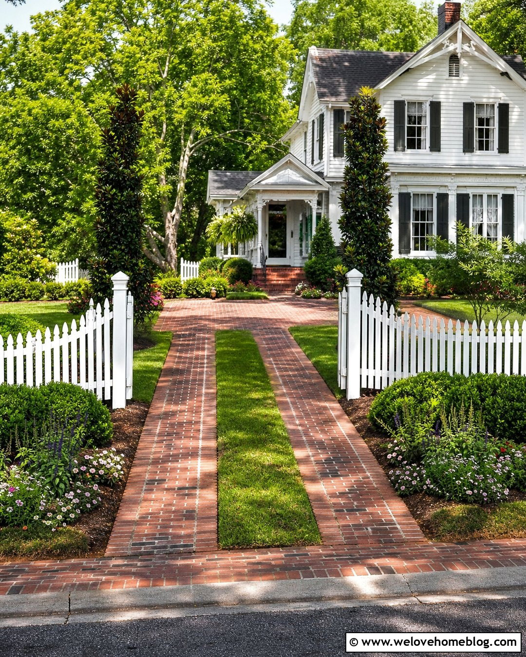 Victorian Driveway With Grass Paver Strips - 25 victorian driveway ideas