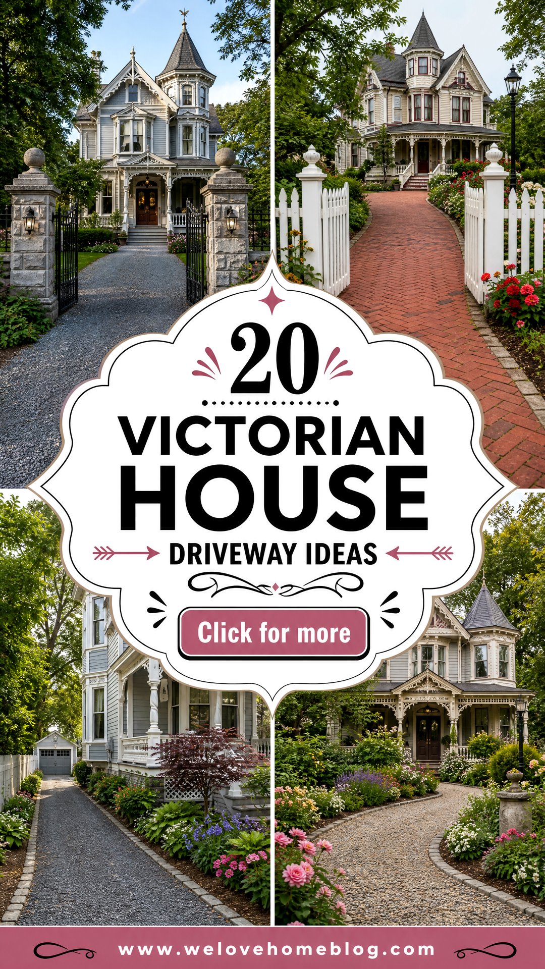 20 Victorian House Driveway Ideas for Timeless Curb Appeal - 20 Victorian House Driveway Ideas for Timeless Curb Appeal
