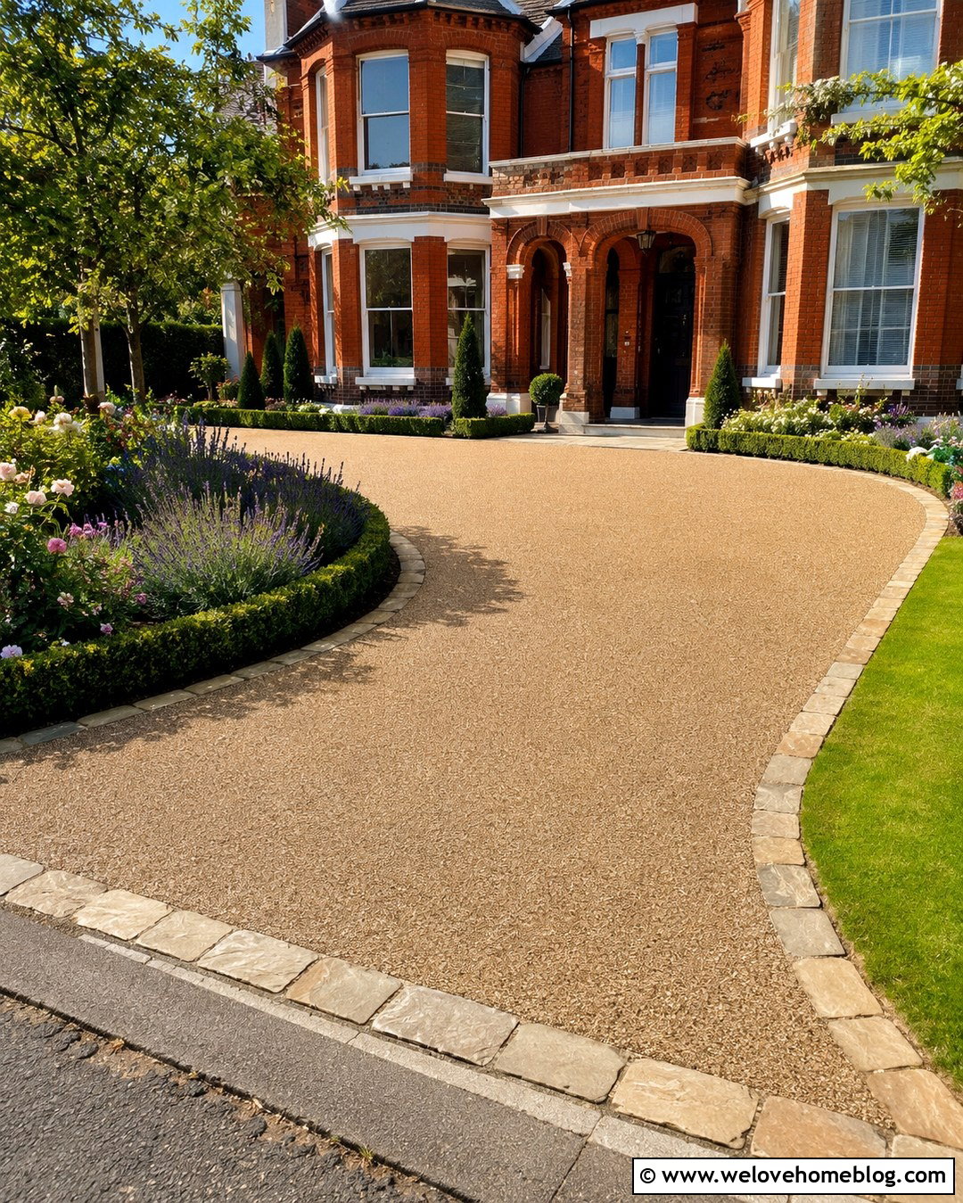 Victorian House Resin Bound Gravel Driveway - 20 victorian house driveway ideas