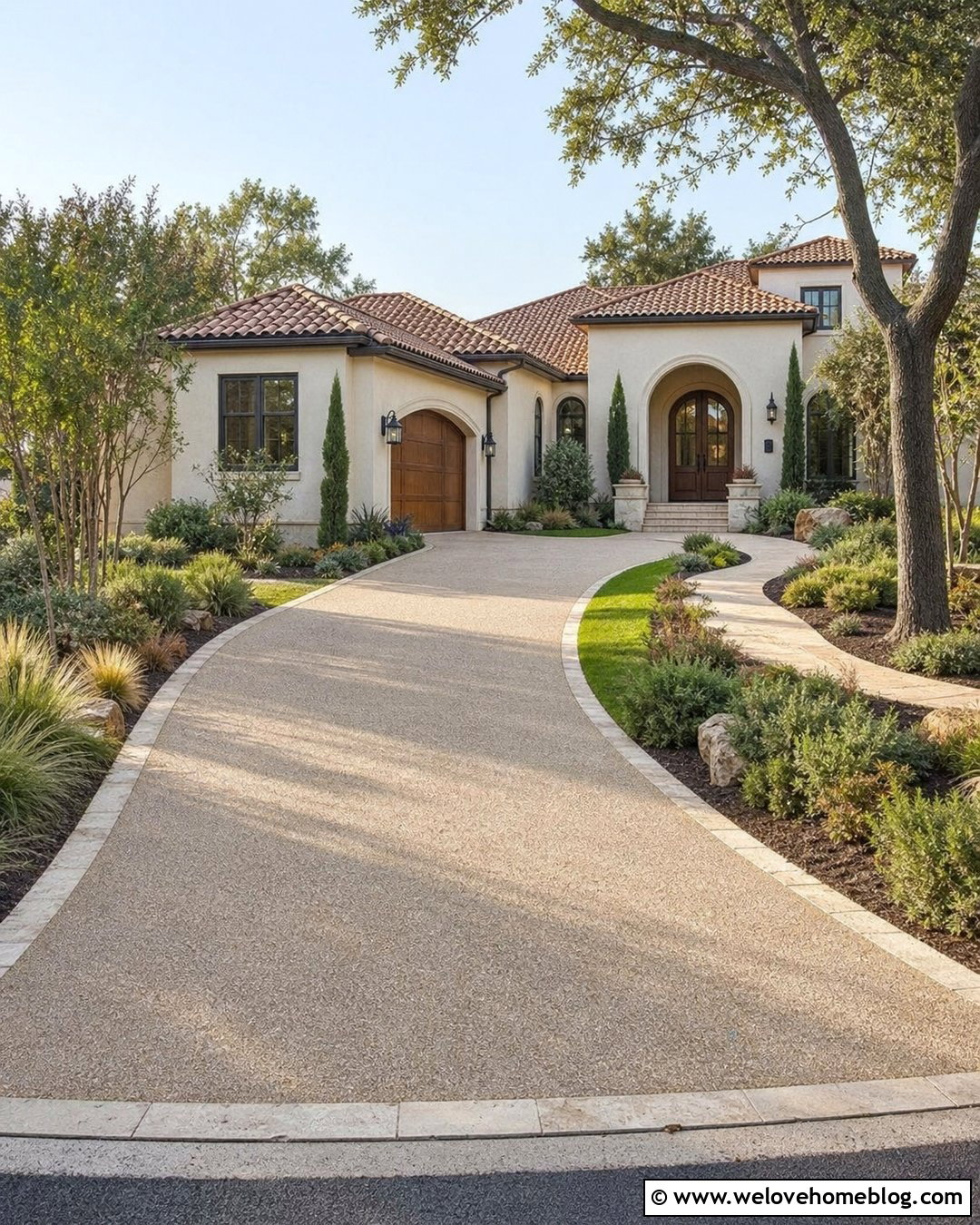 20 Sand Finish Concrete Driveway Ideas for Modern Homes