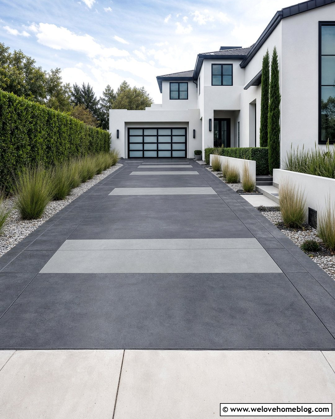 Water Based Stained Concrete Driveway - 20 Concrete Driveway Finishes Ideas