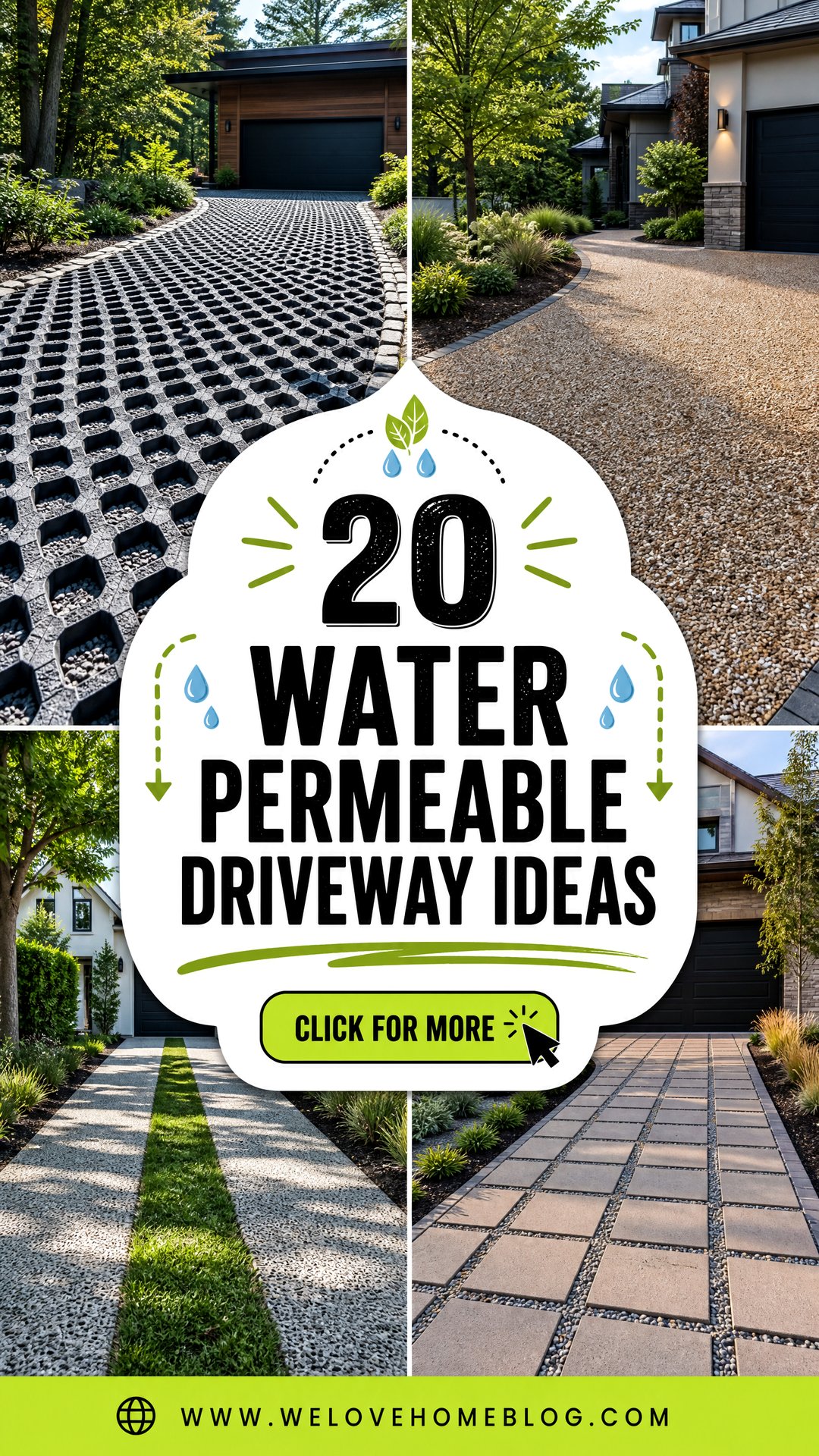 20 Water Permeable Driveway Ideas for Greener Home Design - 20 Water Permeable Driveway Ideas for Greener Home Design