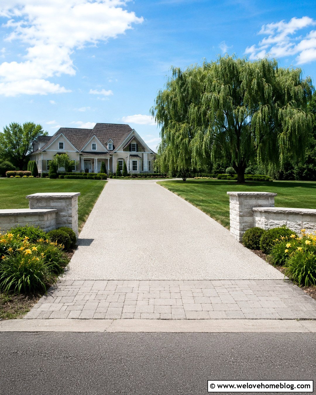 Weeping Willow Driveway Entrance - 20 Weeping Willow Driveway Ideas