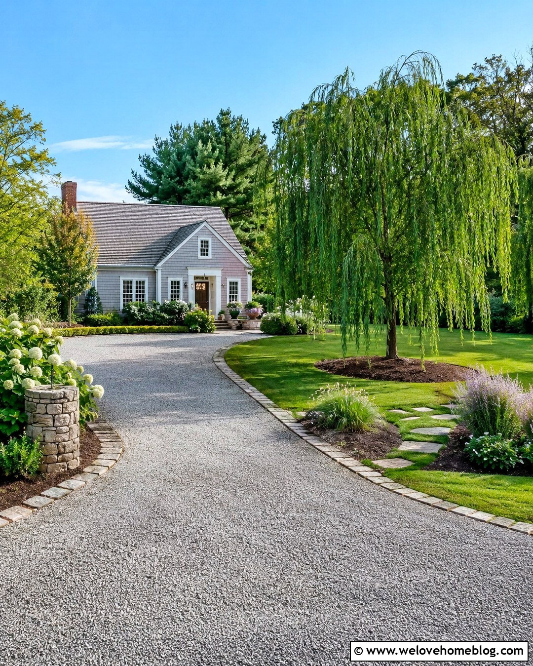 Weeping Willow Gravel Driveway - 20 Weeping Willow Driveway Ideas