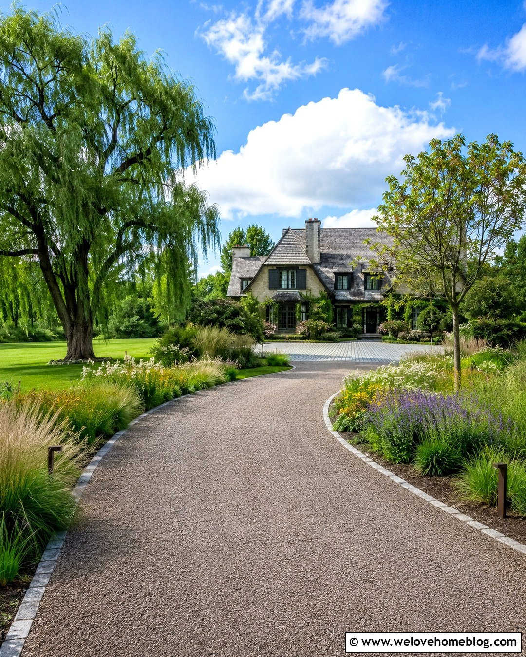 Weeping Willow Long Driveway - 20 Weeping Willow Driveway Ideas