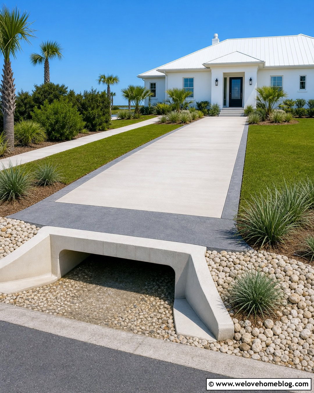 White Concrete Driveway Culvert Headwall - 20 driveway culvert headwall ideas
