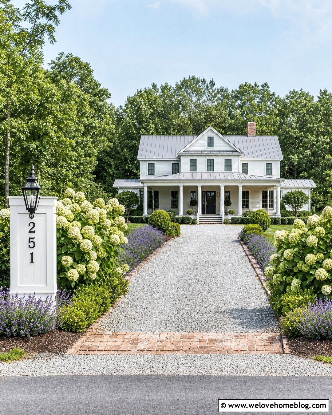 White Farmhouse Driveway Address Sign - 45 driveway address sign ideas