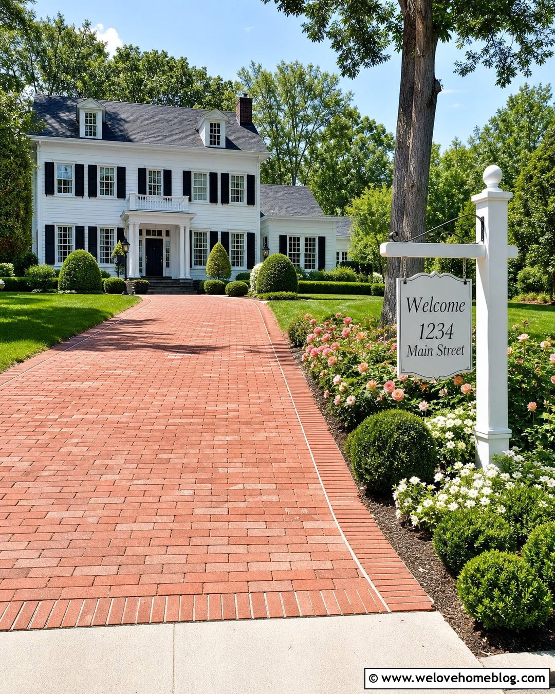 White Post Driveway Welcome Sign - 20 driveway welcome sign entrance ideas