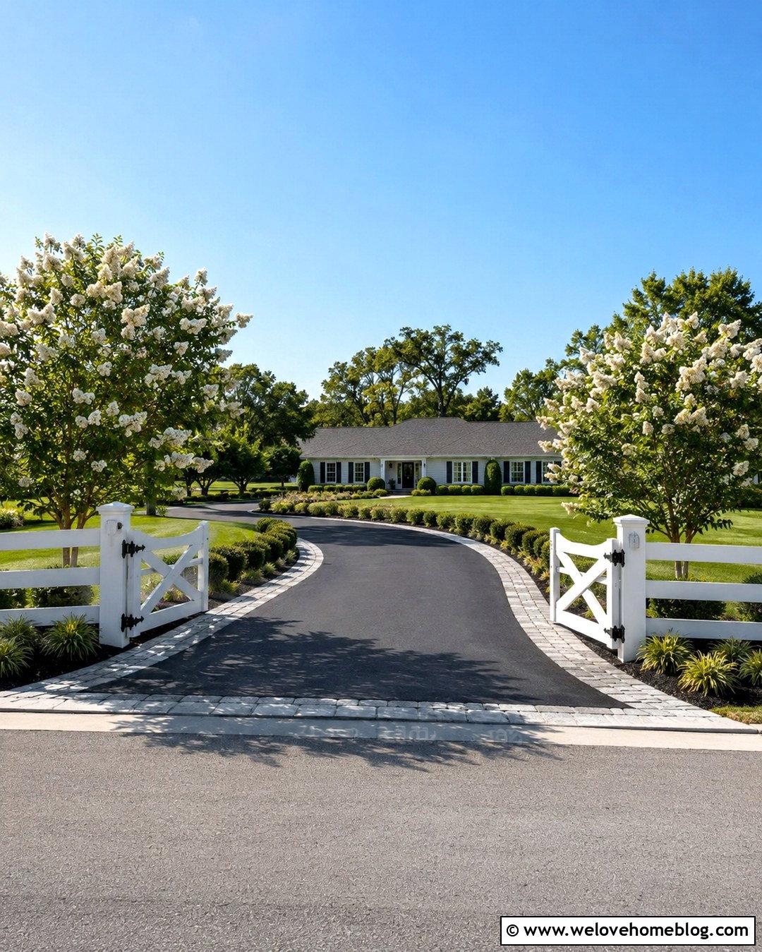 White Ranch Driveway Gate - 20 Driveway Gate For Homes Ideas