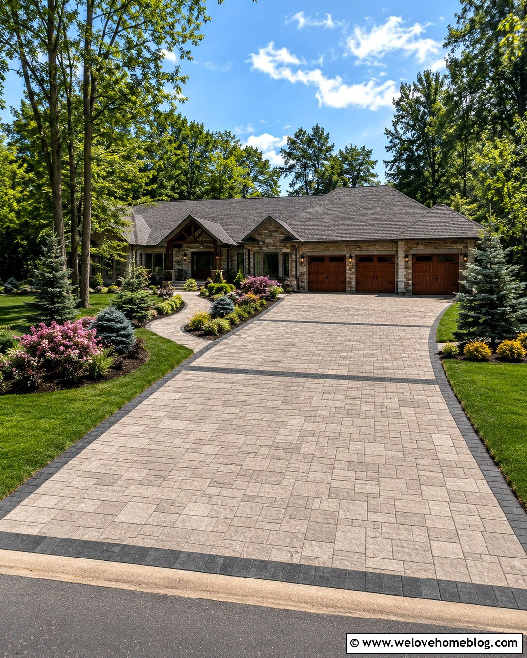 20 Cambridge Cobblestone Driveway Ideas for Timeless Style