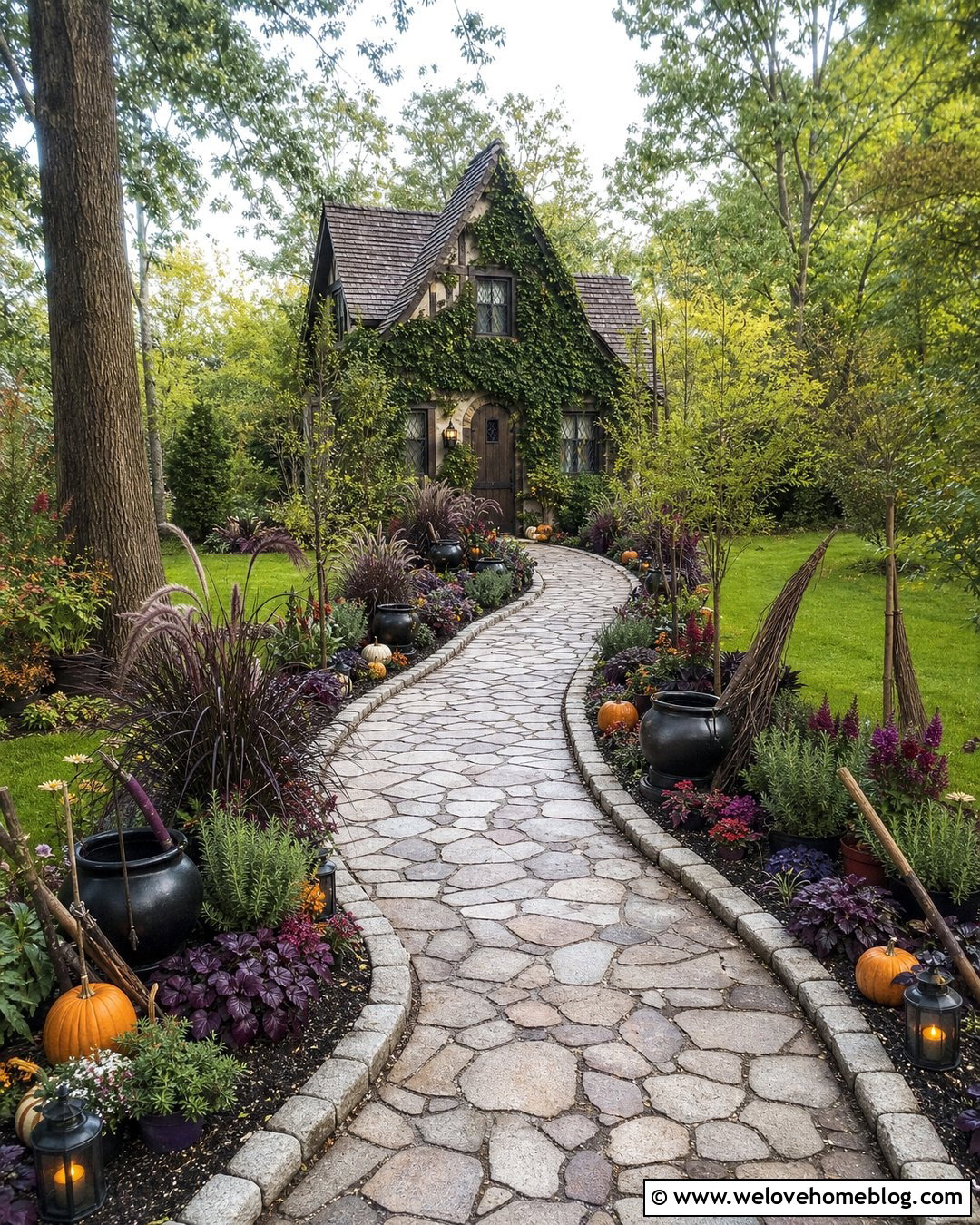 Witchs Garden Driveway Halloween Decorations - 25 Driveway Halloween Decorations Ideas