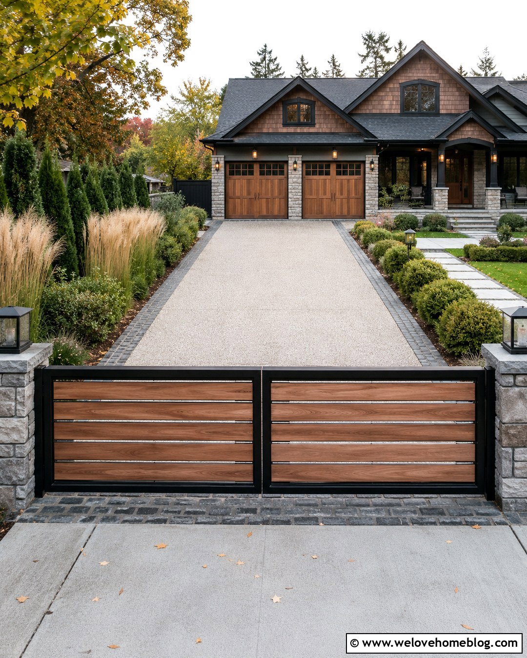 Wood And Iron Blackwater Driveway Gate - 20 blackwater driveway gates ideas