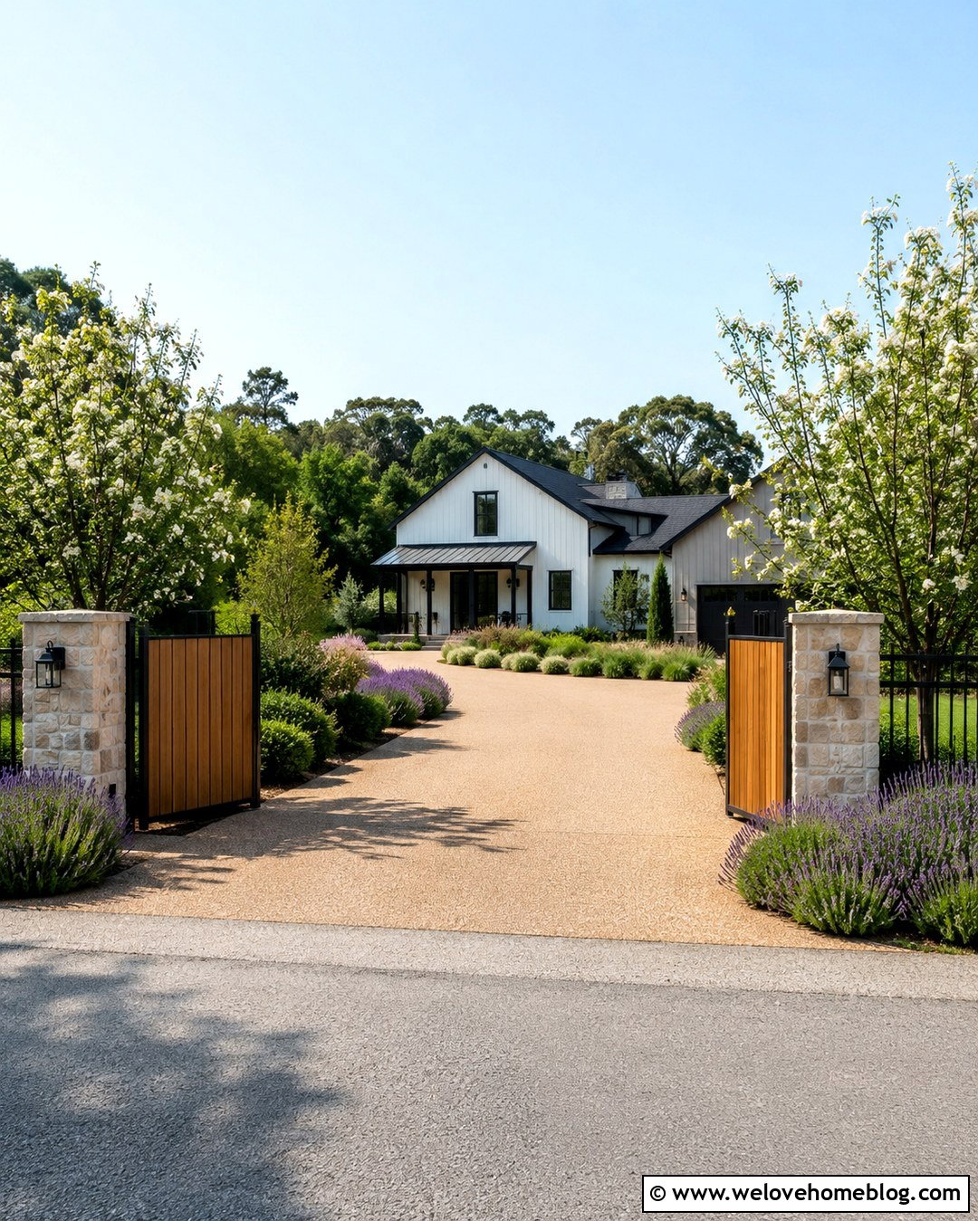 Wood And Metal Single Driveway Gate - 20 Single Driveway Gate Ideas