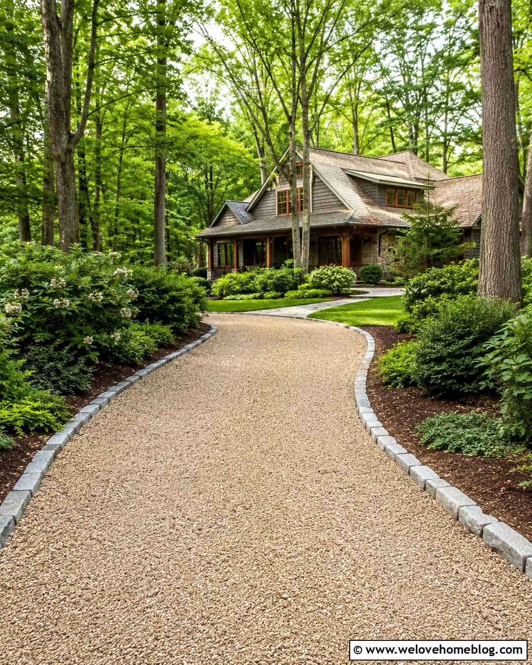 20 Wooded Driveway Landscaping Ideas for a Scenic Welcome