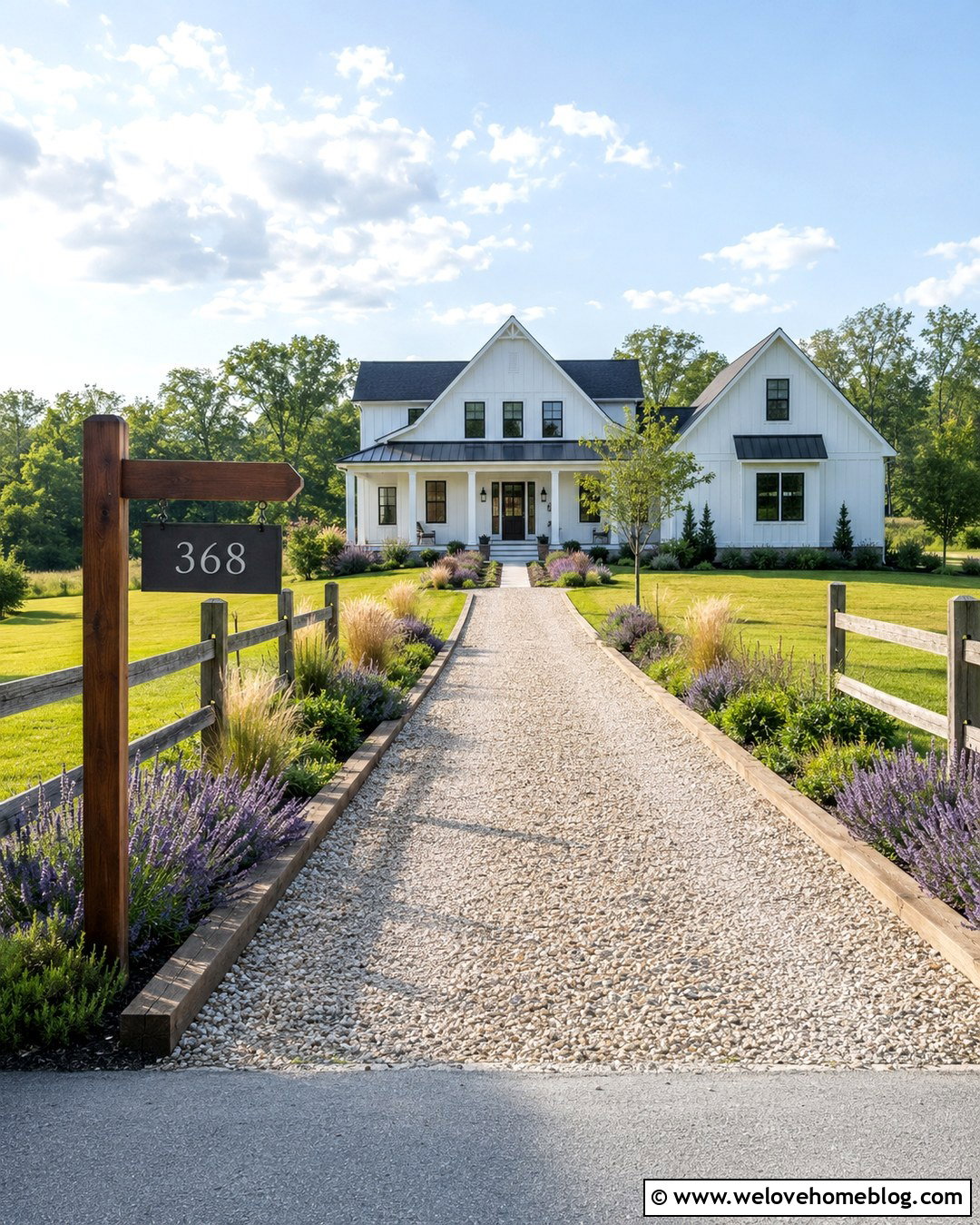 Wooden Driveway House Number Post - 20 End Of Driveway House Number Ideas