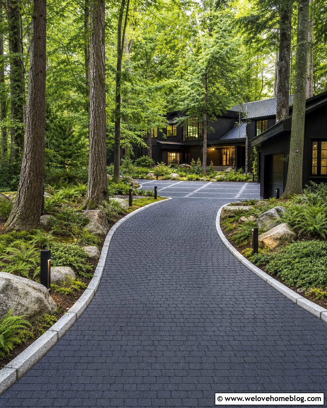 Woodland Modern Driveway - 45 modern driveway ideas