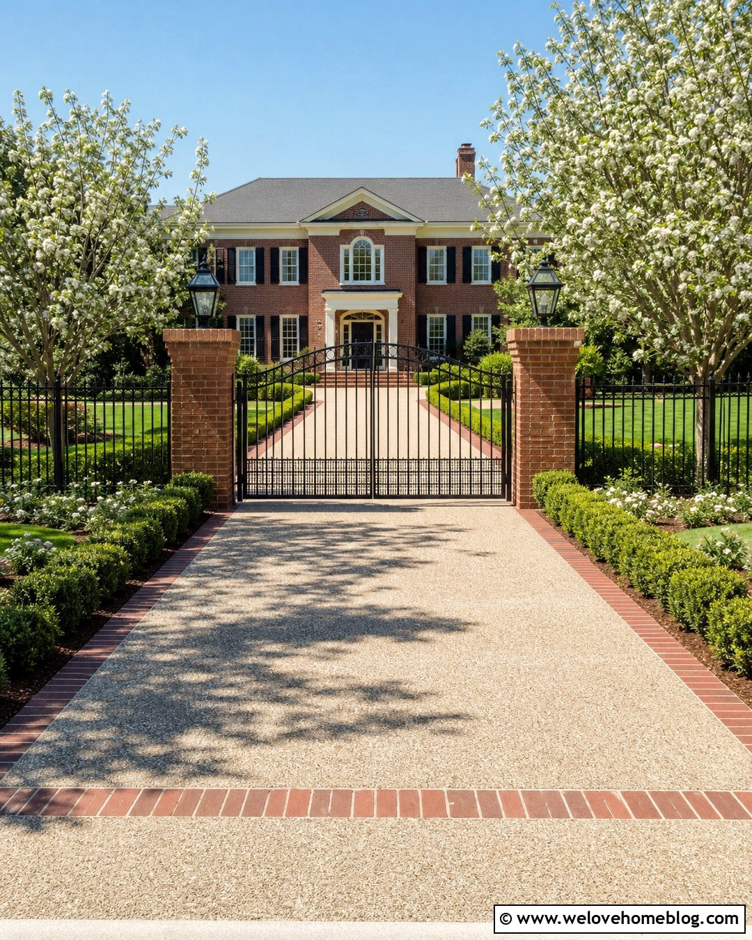 Wrought Iron Fence Across Concrete Driveway - 20 Fence On Concrete Driveway Ideas