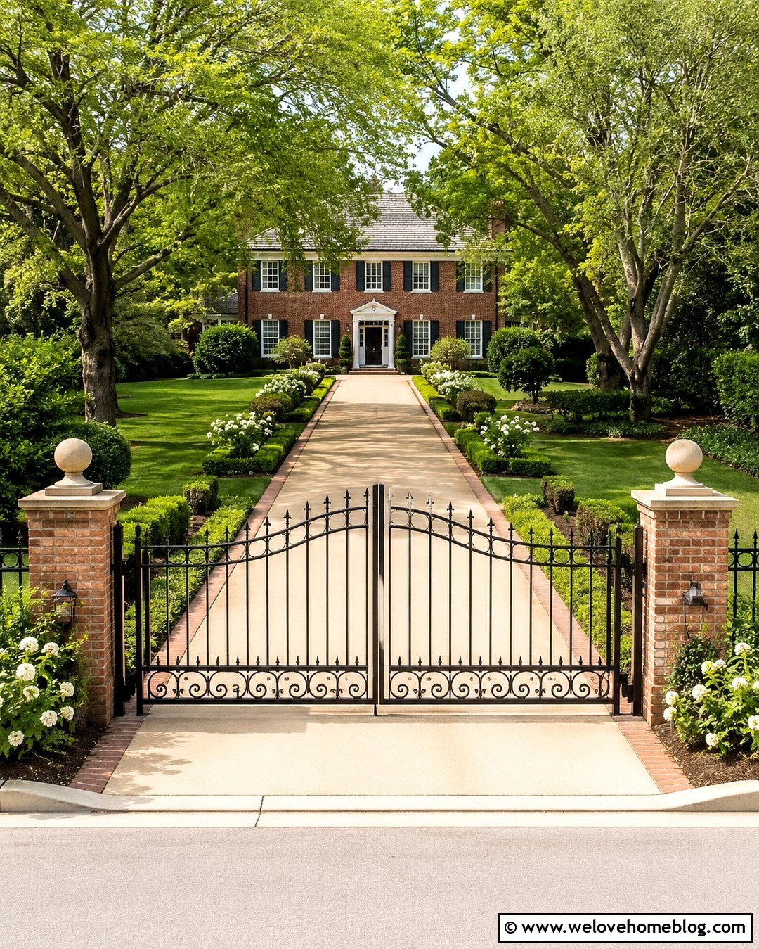 Wrought Iron Metal Driveway Gate - 20 Installation Of Metal Driveway Gates Ideas