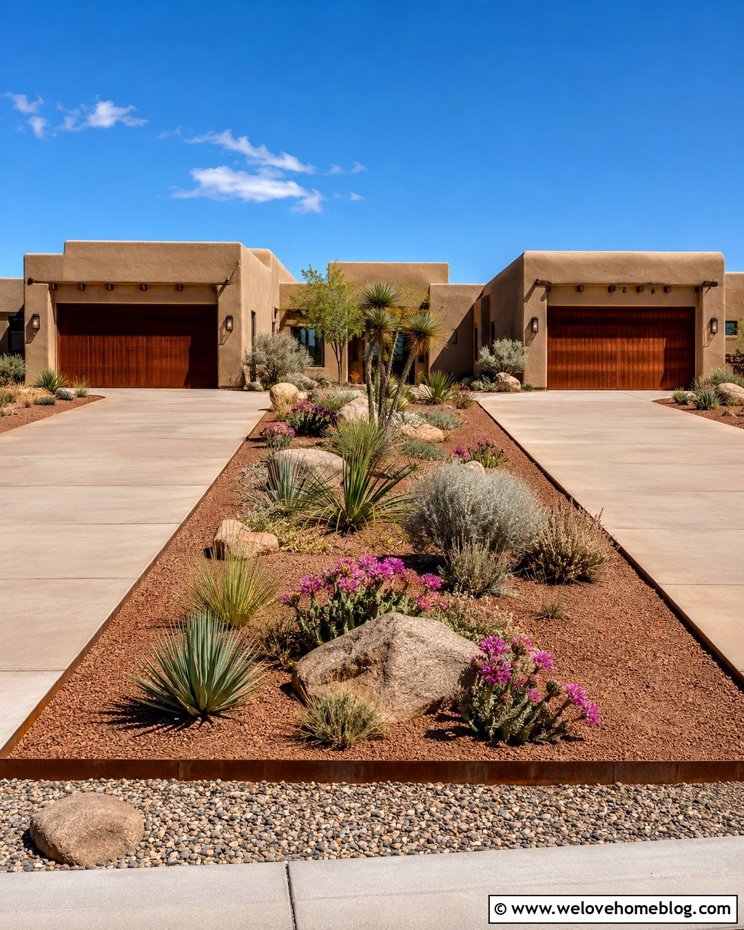 Xeriscape Landscaping Between Driveways - 20 landscaping between driveways ideas