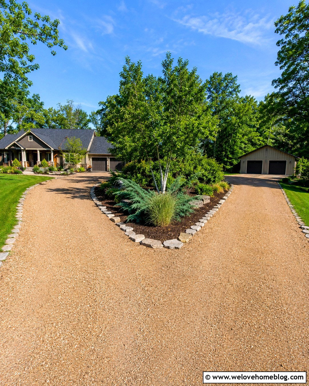 Y Shaped Driveway Blueprint - 20 driveway blueprints ideas