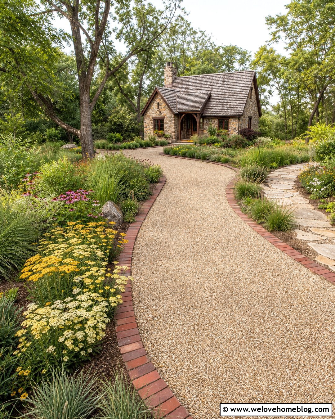 Yarrow Driveway Edging - 20 driveway edging plants ideas