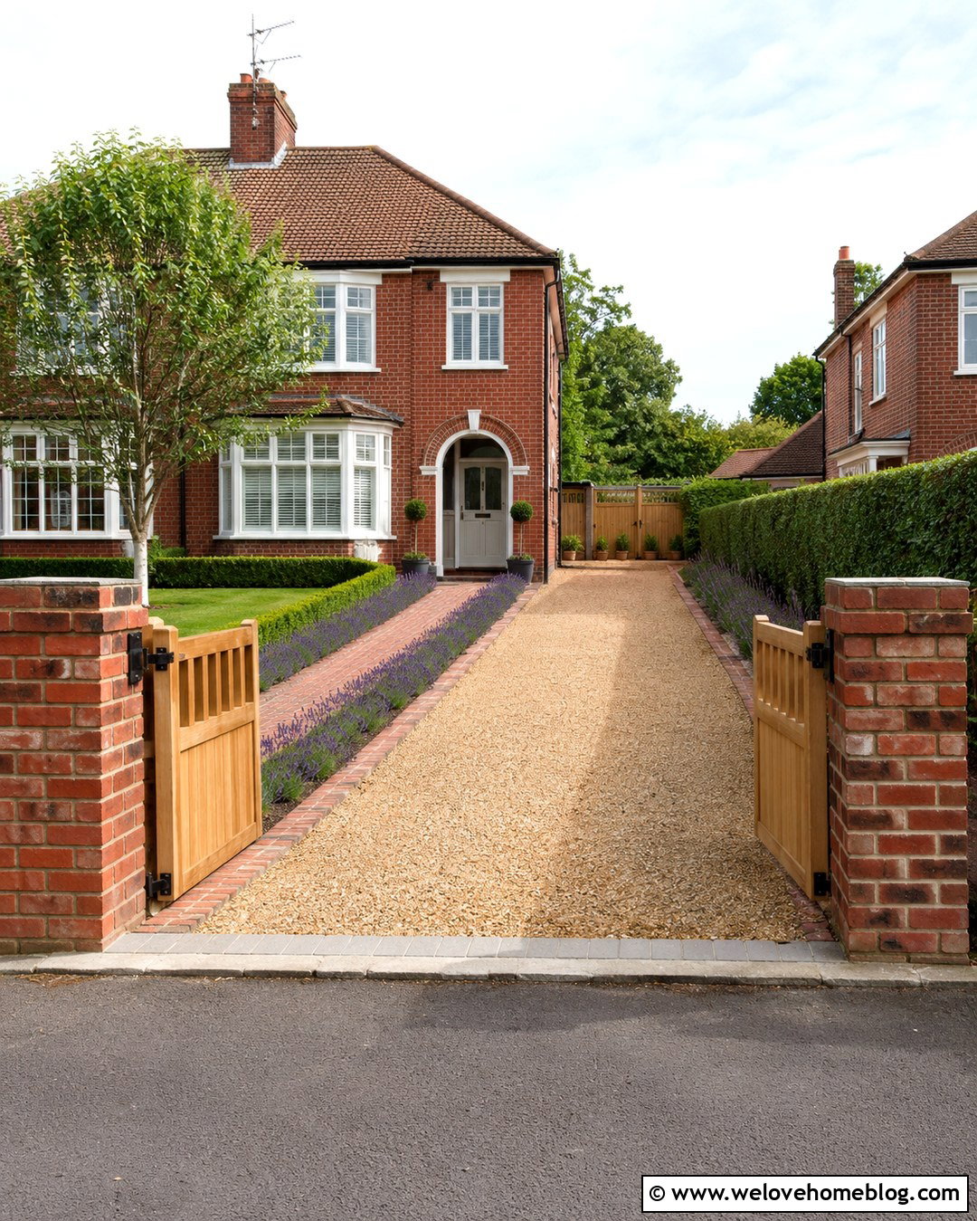 s House Gravel Driveway - 20 1930s driveway ideas
