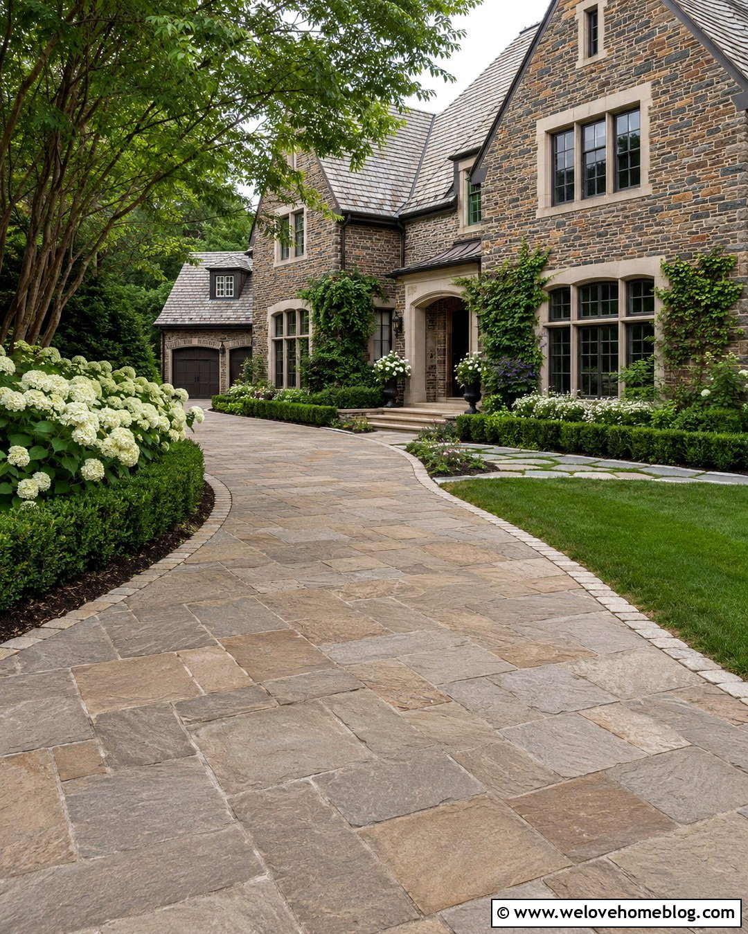 s House Yorkstone Driveway - 20 1930s driveway ideas
