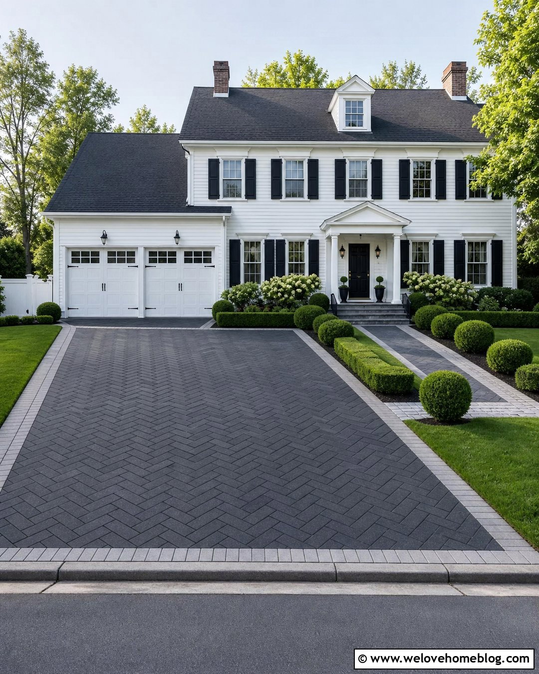 x Foot Herringbone Paver Car Driveway - 20 2 car driveway dimensions ideas